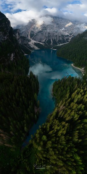 Ruud Engels | Photography | Lagos di Braies Verticale Pano Drone