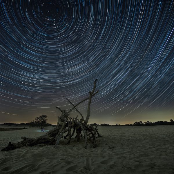 Startrails Loonse en Drunense Duinen