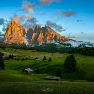 Ruud Engels | Photography | Seiser Alm - Zonsondergang Pano