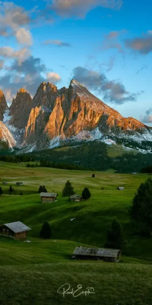 Ruud Engels | Photography | Seiser Alm - Zonsondergang Pano